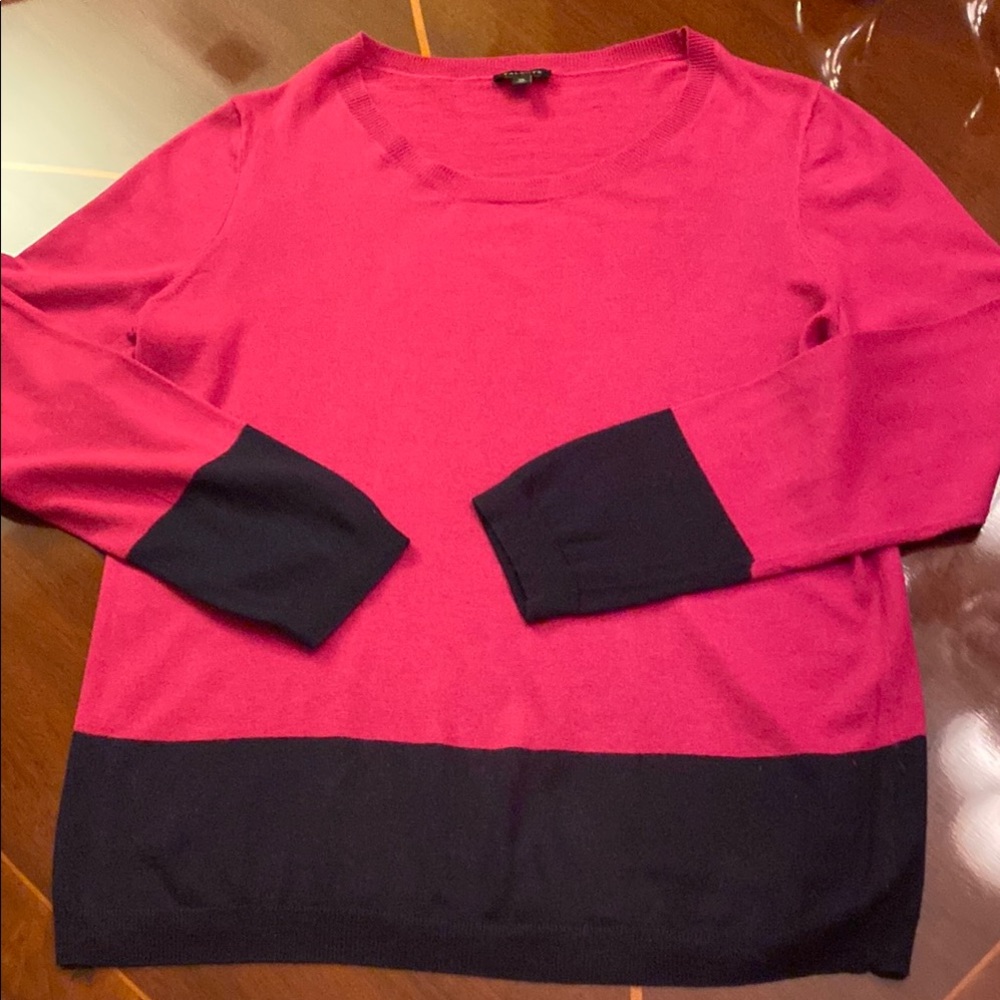 Color block Talbots sweater